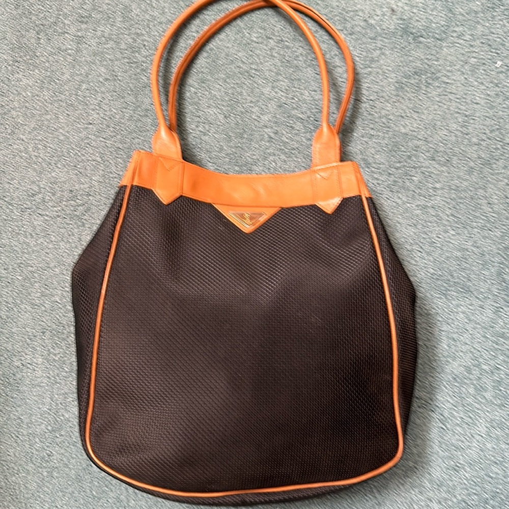 Vintage canvas tote YSL